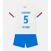 Barcelona Inigo Martinez #5 Replica Away Minikit 2023-24 Short Sleeve (+ pants)